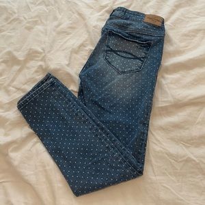 Abercrombie Cropped Skinny Jeans size 26